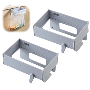 Porta sacco della spazzatura pieghevole a parete porta sacco della spazzatura multifunzione porta porta porta porta spazzatura mobile - Product Image 5