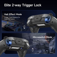 EasySMX D10 Nuevo Gamepad para PC, Joystick TMR, Gatillos de Corte Dual, Base de Carga Inteligente con Inicio/Parada, Inalámbrico 2.4G, Tipo-C para PC