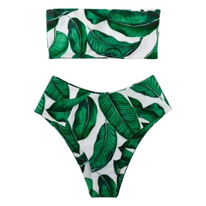 2023 New Floral Print High Cut <b>Push</b> <b>up</b> Quick Dry Two Piece <b>Bikini</b> Swimsuit for Women - Product Image 5
