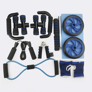 Set <span class=keywords><strong>de</strong></span> Rodillos AB Wheel <span class=keywords><strong>de</strong></span> Hierro para Uso Doméstico, Barra <span class=keywords><strong>de</strong></span> Flexiones, Colchoneta para Rodillas, Cuerda para Saltar, Agarrador <span class=keywords><strong>de</strong></span> Mano, Ejercicio Abdominal y <span class=keywords><strong>de</strong></span> Fuerza Central para Gimnasio <span class=keywords><strong>en</strong></span> <span class=keywords><strong>Casa</strong></span> - Product Image 2