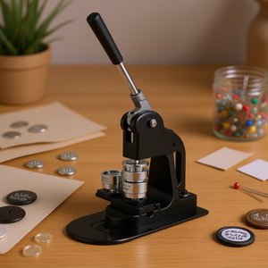 Machine à fabriquer des boutons DIY, presse manuelle de 1,25 pouce avec 500 pièces pour la création de boutons ronds - Product Image 2