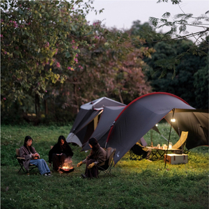 เต็นท์หลังคารถยนต์ <span class=keywords><strong>Vidalido</strong></span> Daybreak Canopy รุ่นไทเทเนียมสีเงิน ผ้าใบไวนิลสำหรับตั้งแคมป์กลางแจ้ง ขนาดใหญ่พิเศษ สำหรับการเดินทางด้วยรถยนต์ - Product Image 4