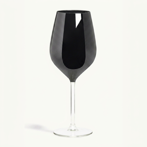 Set of 6pcs Black Goblets | 50 cl Wine Glasses Capacity | Elegant & Minimalist Design | Color Wine by Excelsa - Product Image 1