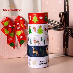 Custom100 % strisce di nastro regalo in gros-grain stampate a mano per fiocchi per ragazza - Product Image 1