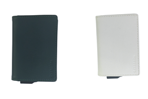 Tarjetero Unisex de Cuero PU con Protección RFID, 6 Pulgadas, Corto, Verde Oscuro con Interior Color Oliva, Diseño Minimalista - Product Image 6