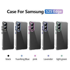 <span class=keywords><strong>Coque</strong></span> de téléphone en TPU souple transparent antichoc et en PC rigide pour Samsung S25 Edge S24 S23 Ultra S22 S21 FE <span class=keywords><strong>S20</strong></span> Plus S26 - Product Image 6