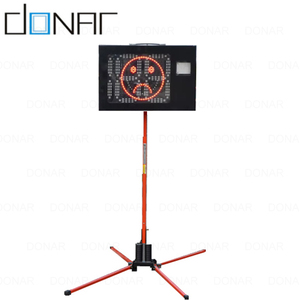 Panneau d'affichage radar de vitesse avec visage souriant/cri à énergie solaire pour avertir les conducteurs avec vitesse et limite de vitesse - Product Image 1