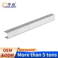 Steel Fasteners 10J U Staples Coated 0.5mm Thickness Color 1010J 1013J for Heavy Industry with 3-Year Warranty