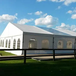 Luxus-Doppellagiges PVC-Zelt mit Aluminiumrahmen wasserdicht Hochzeitszelt für Kirche Barnum Party-Events im Freien in Guangzhou