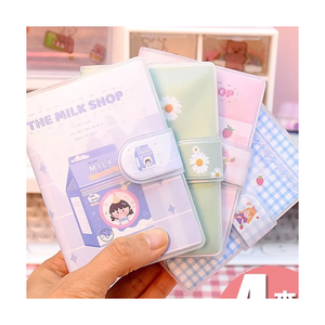 Lindo estudiante de dibujos animados A7 mini cuaderno, diario escolar, cubierta de goma, libro de palabras, papelería para niños al por mayor - Product Image 1