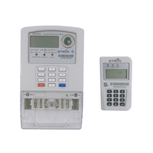 Medidor de Energía Monofásico Digital RF con Teclado Inteligente Prepago Estándar STS, Pantalla Digital de 230V, STE18-S Stron Clase I 999999.99 <span class=keywords><strong>UIU</strong></span> - Product Image 1