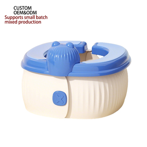 I AM BABY New Design Cute Cartoon Baby Folding <strong>Potty</strong> Soft TPE Comfortable Seat Infant Toddler Portable <strong>Potty</strong> Chair <strong>Travel</strong> Use - Product Image 1
