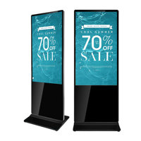 Écran numérique LED de promotion sur pied sans cadre à commande intelligente pour centre commercial, magasin de détail et boutique