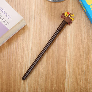 D-08040 kreative Schreibwaren Patch Weihnachten Gel Pen niedlichen Cartoon Weihnachts mann Preise Geschenk Silikon Wasser Pen Großhandel - Product Image 6