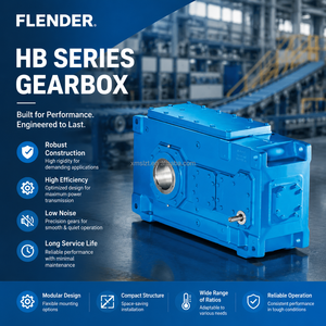Unità di Trasmissione Flenders Serie H/<span class=keywords><strong>B</strong></span> H2DH08 con Design a Disco Termorestringente per Produzione Automatizzata Moderna - Product Image 1