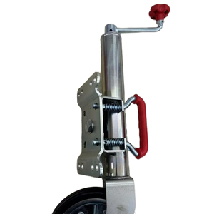 Jockeywheel Wheeljack geared Jack <span class=keywords><strong>Dolly</strong></span> triciclo soporte plegable de alta capacidad de bloqueo automático multifuncional rápido