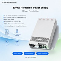 Alimentation à découpage réglable 8000W avec contrôle unique PFC 24V 36V 48V 60V 72V 80V 110V 150V 220V