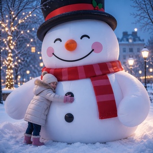 Inflable Navideño de Santa Claus para Exteriores, Decoraciones Inflables Navideñas para Eventos Festivos - Product Image 5