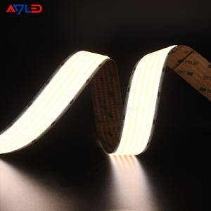 Bande LED COB à 5 rangées, super lumineuse, 24V, 1600LEDs/m, ruban LED flexible, largeur 30MM, lumière linéaire haute densité - Product Image 2