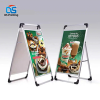 Usine Offre Spéciale client de luxe a1 a2 a4 un cadre 3d affiche présentoir en métal présentoir affiche standee affiche