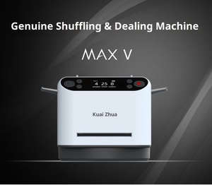 KUBIXION Max6 2 en 1, Barajador <span class=keywords><strong>de</strong></span> <span class=keywords><strong>Cartas</strong></span> Automático, Rotación <span class=keywords><strong>de</strong></span> 360/180 Grados, Sin Atascos, Ultra Silencioso, Pantalla LCD, 5200 mAh, Distribución Ajustable, ABS - Product Image 5