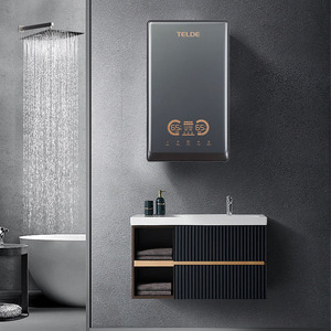 Nuevo Calentador de Agua Eléctrico Instantáneo <span class=keywords><strong>Telde</strong></span> de 12.5KW con Pantalla LED, Elemento Calefactor de Aleación de Titanio y Aluminio, Montaje en Pared, para Hotel - Product Image 2