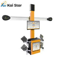 Équipement d'alignement de roues 3D pas cher de l'usine Kaistar, pont élévateur 4 colonnes pour voitures, alimentation 110V/220V/380V, poids max. des roues 75 kg pour voiture