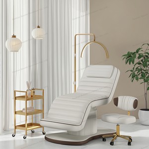 Nueva Cama Eléctrica para Pestañas con 3 Motores, LED Inferior, Masaje Facial, Mueble de Salón de Belleza, Mesa de Masaje, Cama para Pestañas - Product Image 3