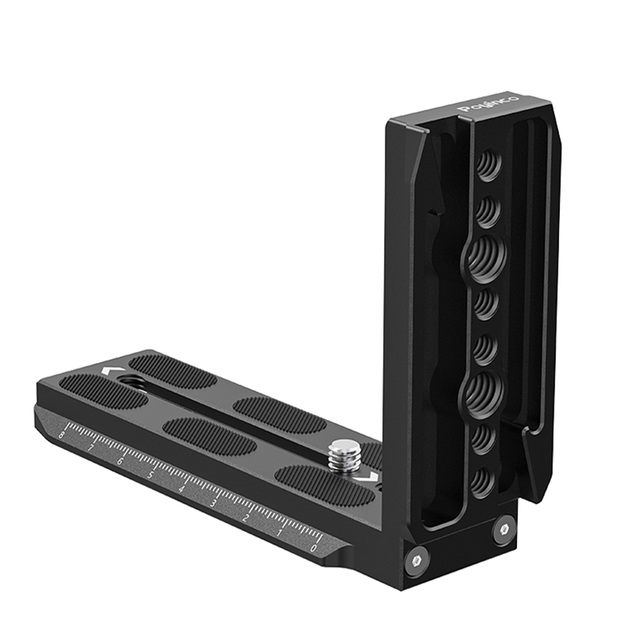 Poyinco Aluminum Camera Quick Release Plate Adapter with 1/4"-20 Screw Mount for Arca- for RS 4/RS 2/RS 3 Gimbal Stabilizer