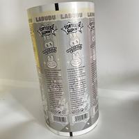 Film en rouleau personnalisé imprimé, écologique, résistant à l'humidité, de qualité alimentaire, laminé, en plastique flexible, pour emballage de snacks, sachet en film en rouleau