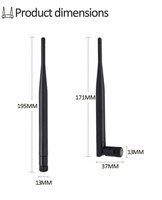 Routeur WIFI externe amovible 5dBi 2.4G 5.8G antenne WIFI double bande pour Android