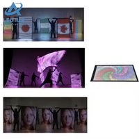 Drapeaux LED publicitaires interactifs à main haute performance, émettant de la lumière, pour la promotion