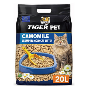 Litière pour chat en bois agglomérante écologique <span class=keywords><strong>20L</strong></span>, granulés naturels, forte absorption, contrôle des odeurs, sans danger pour les chats - Product Image 2