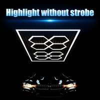 Gonengo Fabricant Lampe de garage personnalisée haute légèreté Hexagone Led Led Hexagone pour plafonnier de garage