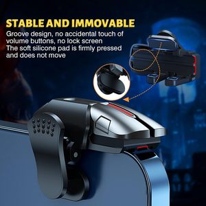 Venta caliente <span class=keywords><strong>PUBG</strong></span> <span class=keywords><strong>Trigger</strong></span> Joystick para juegos móviles Gamepad de seis dedos con botón físico auxiliar Accesorio de juego para teléfono inteligente - Product Image 4