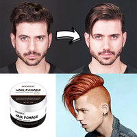 Pomade pour cheveux à tenue forte à base d'huile sans accumulation, produit de coiffage lissant pour cheveux, contrôle des ondulations 360°, pour hommes, marque privée