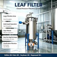 Nouveau Filtre à Feuilles Vertical Professionnel ZSZY 3200L/H à Utilisation Facile pour le Raffinage d'Huile Végétale Comestible