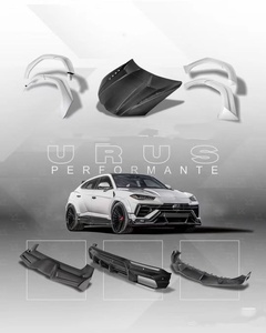 ชุดแต่ง URUS รุ่นใหม่ สไตล์ R ประกอบด้วยลิ้นหน้า สเกิร์ตข้าง ดิฟฟิวเซอร์ สปอยเลอร์ ซุ้มล้อแบบไวด์บอดี้ และฝากระโปรง - Product Image 5