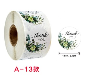 Vendita calda Floreale Grazie Adesivi Etichetta <span class=keywords><strong>Per</strong></span> La Guarnizione <span class=keywords><strong>Etichette</strong></span> 1 Pollici Adesivi di Imballaggio Regalo Di <span class=keywords><strong>Compleanno</strong></span> Del Partito di Offerta Cancelleria Sticker - Product Image 3