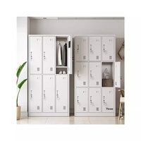 Armoire en acier, casier de dortoir, armoire de rangement, design moderne et minimaliste, usage commercial, fabricants de serrures