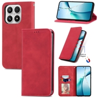 Étui portefeuille magnétique rétro mat en cuir pour Redmi A3 Turbo 3 5G POCO F6 Pro K70 13 4G Xiaomi Mi 14 Ultra avec support de téléphone et rabat