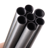 Tube d'arbres de queue de billard en fibre de carbone de 11.8mm, ébauches de queue Protapered avec remplissage en mousse, virole et insert de joint