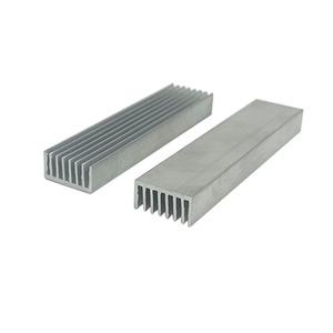 แผ่นระบายความร้อนอะลูมิเนียมโปรไฟล์ 20x10x100 มม. ผลิตด้วยเครื่อง CNC สำหรับไฟ LED ผลิตที่ฝอซาน สีเทาอะโนไดซ์ - Product Image 2