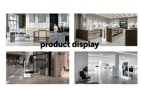 Afficheur numérique d'ascenseur intérieur OLED transparent tactile de 30/55/77 pouces avec Android 11 et garantie d'un an