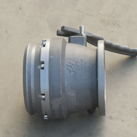Vanne de déchargement de carburant en alliage d'aluminium DN100 pour véhicule de transport de réservoirs, matériau ignifuge, équipement de service pétrolier