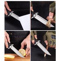 Couteaux pliants de poche ambidextres G10 Daily Carry Rugged EDC avec lame en acier inoxydable