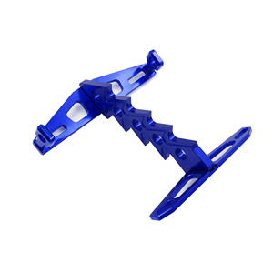 Motocicleta Modificada con Soporte para Placa de Matrícula en Forma de Espina de Pescado - Product Image 3