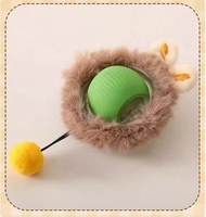 Jouet interactif intelligent pour chat, balle roulante activée par le mouvement, roule rapidement sur les tapis, rechargeable par USB, balle auto-mobile, directement de l'usine