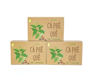 Jabón de baño de hierbas de canela de café Jabón corporal exfoliante hecho a mano orgánico OEM ODM Vietnam - Product Image 5
