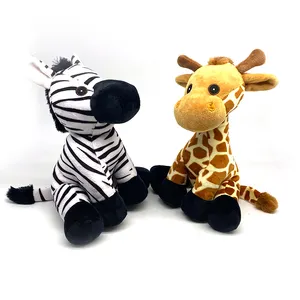 Оптовая продажа мягкие игрушки животные детские милые игрушки высокое качество милая кукла Жираф для малышей на заказ плюши